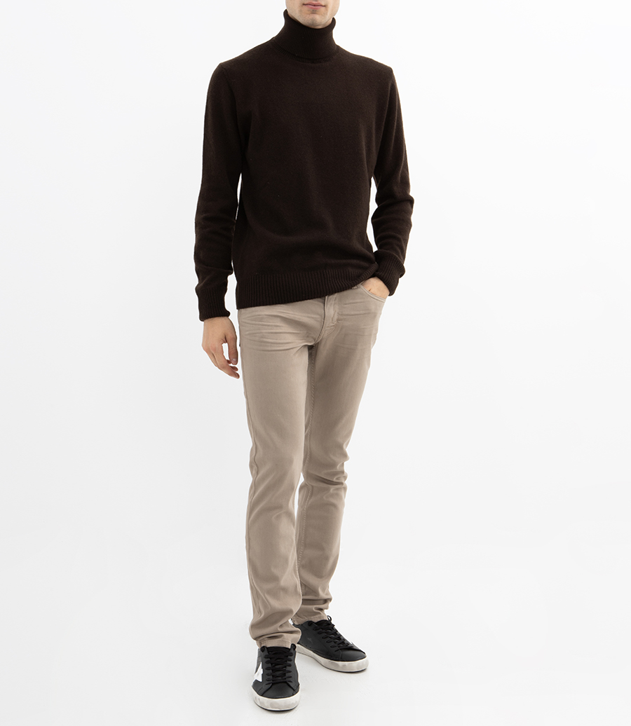 CASHMERE ROLL NECK