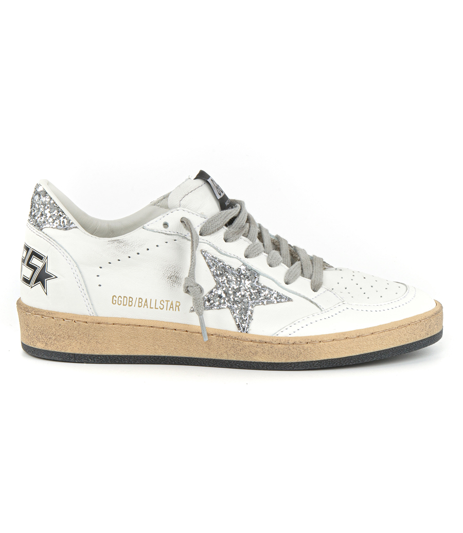 GOLDEN GOOSE  - SILVER GLITTER STAR BALL STAR