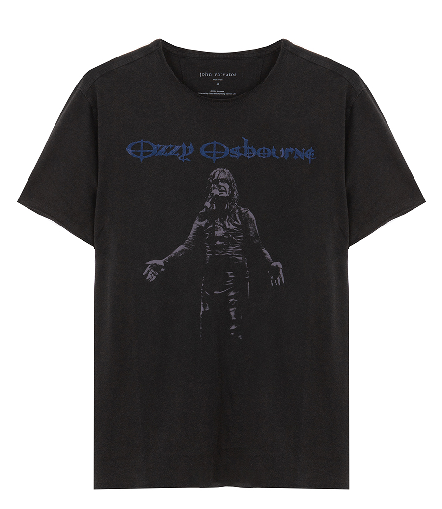 JOHN VARVATOS - SS RAW EGDE TEE OZZY