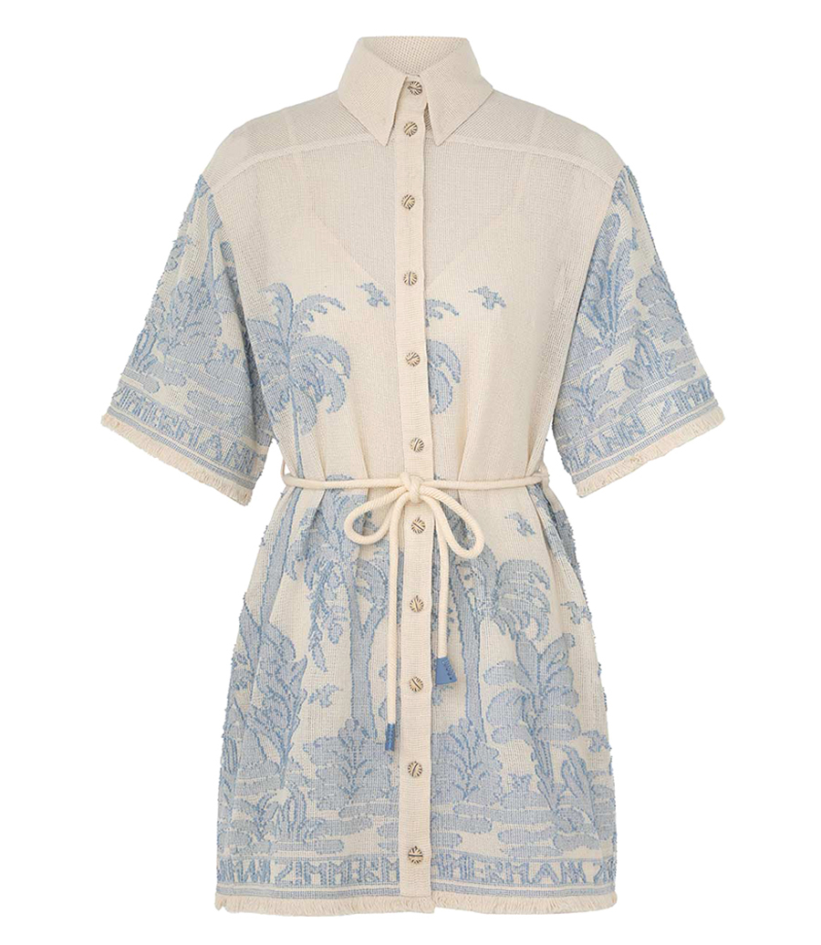 ZIMMERMANN - OTTIE PALM SHIRT DRESS