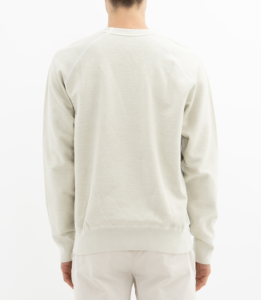 AMERICAN TWILL BACK TERRY CREW REVERSIBLE SWEAT