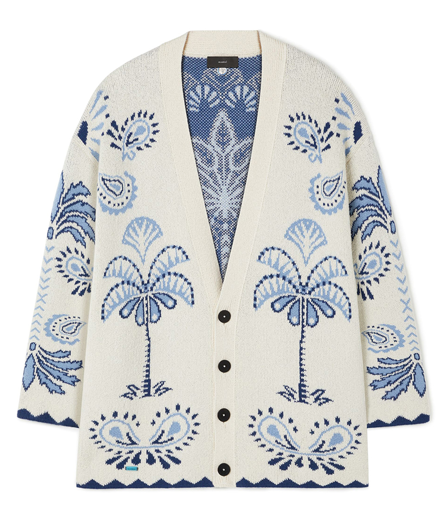 ALANUI - WILD WONDER FOULARD CARDIGAN