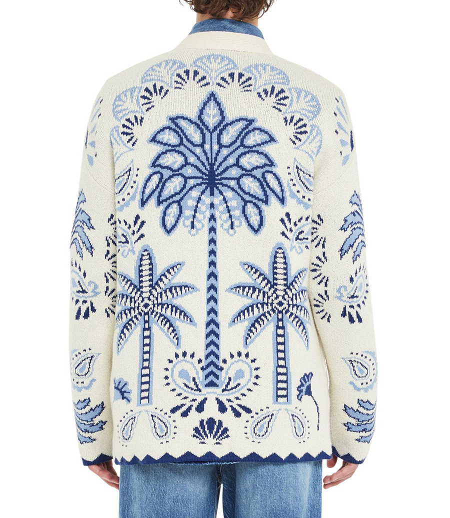 WILD WONDER FOULARD CARDIGAN