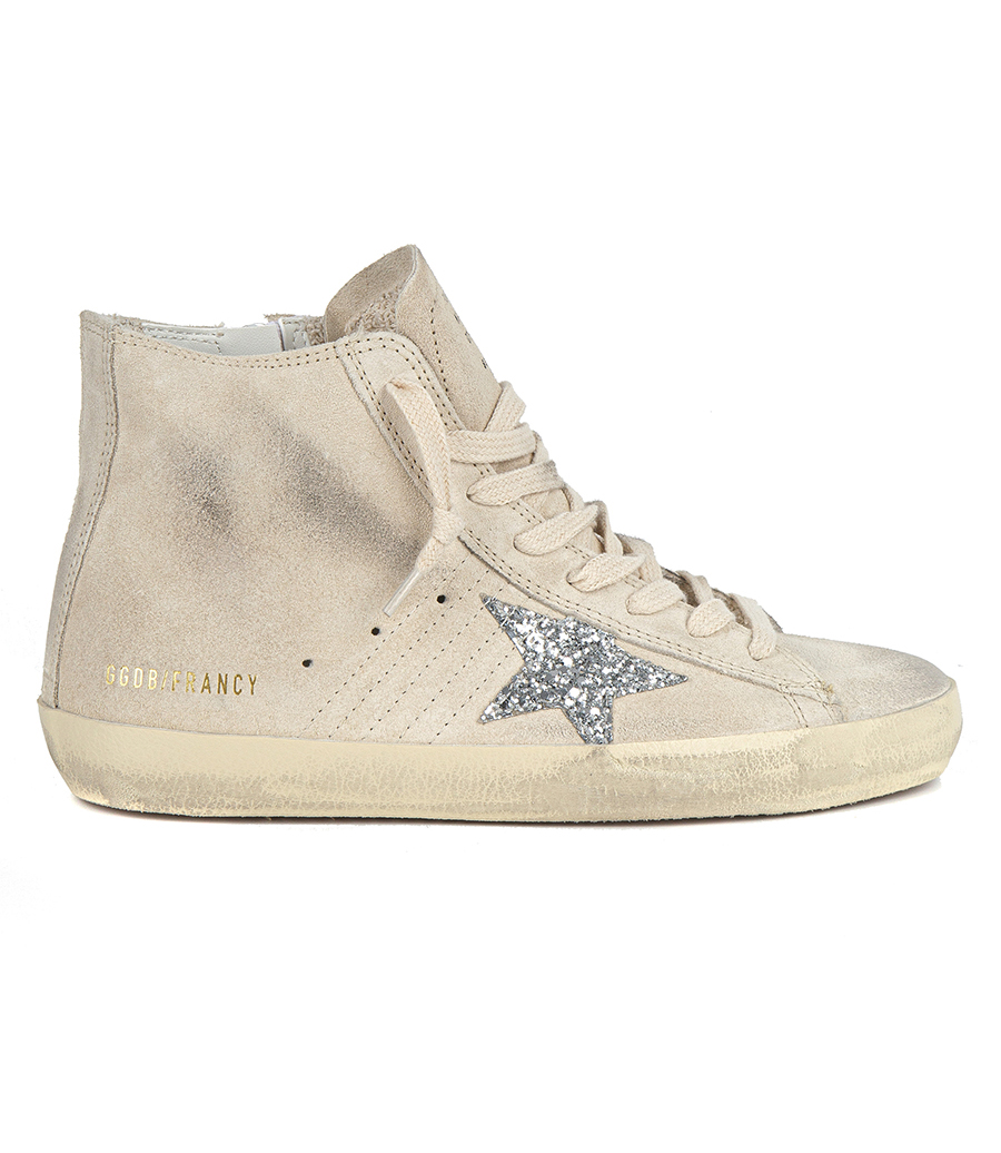 GOLDEN GOOSE  - SEED PEARL SUEDE FRANCY