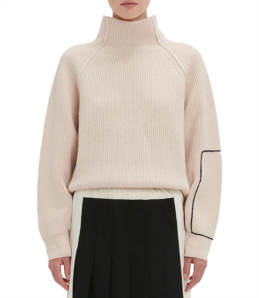 OVERSIZED POLO NECK JUMPER