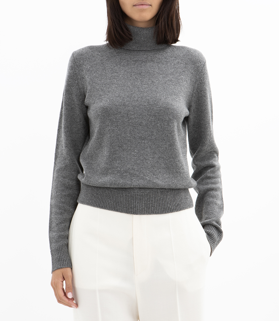 OVER T-NECK SWEATER