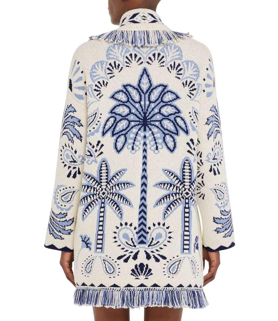 WILD WONDER FOULARD CARDIGAN