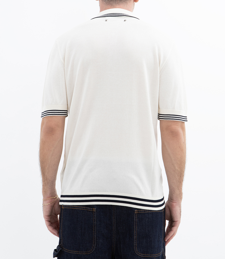 SHORT SLEEVE KNITTE POLO SHIRT