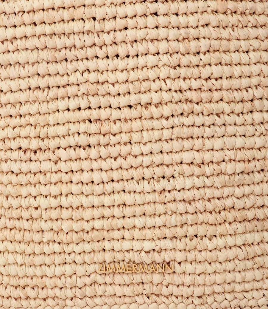 ZIMMERMANN RAFFIA TOTE