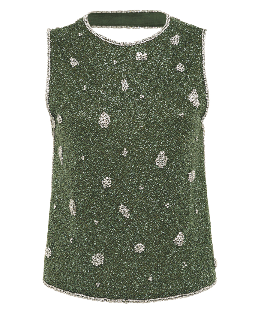 GIUSEPPE DI MORABITO - HAND EMBROIDERED TANK TOP