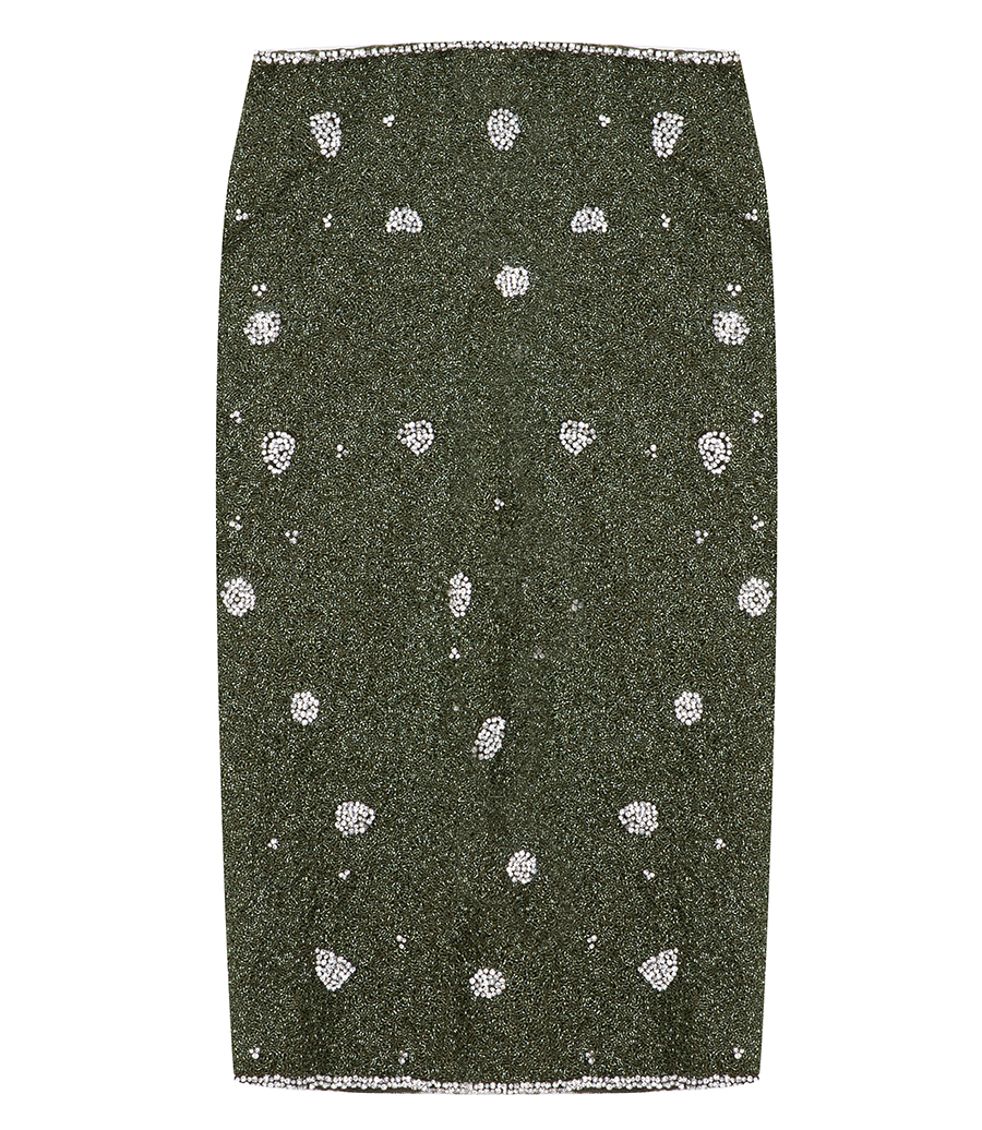 GIUSEPPE DI MORABITO - CRYSTAL MIDI SKIRT