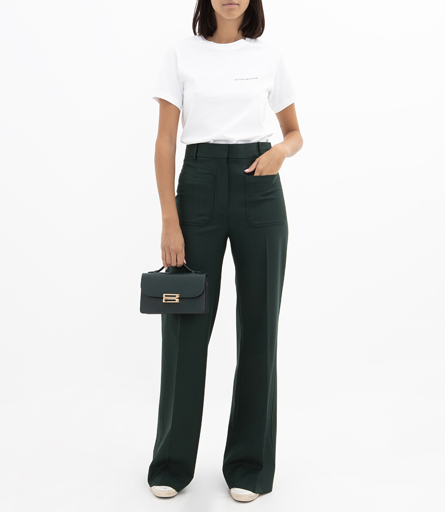 ALINA TAILORED TROUSER IN SEAWEED