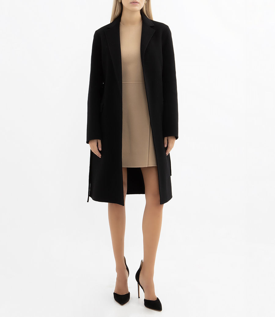 WRAP COAT IN DOUBLE-FACE WOOL-CASHMERE