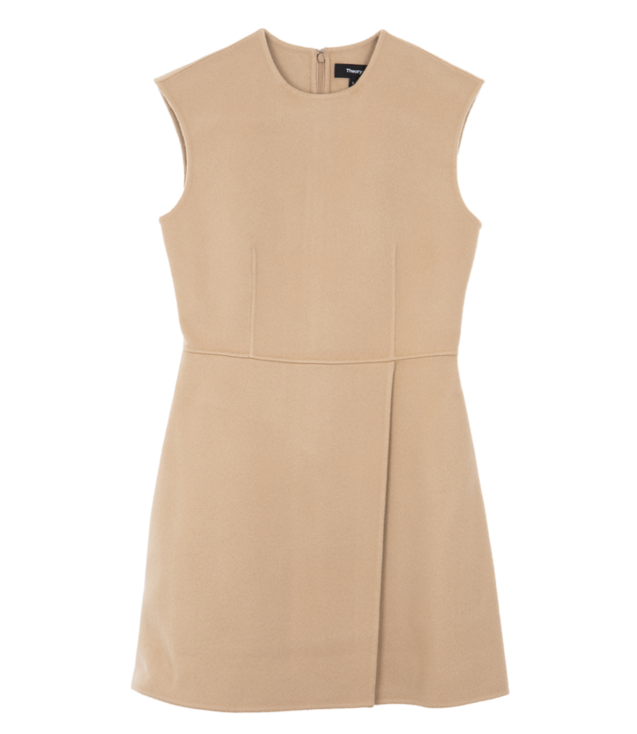 THEORY - MINI WRAP DRESS