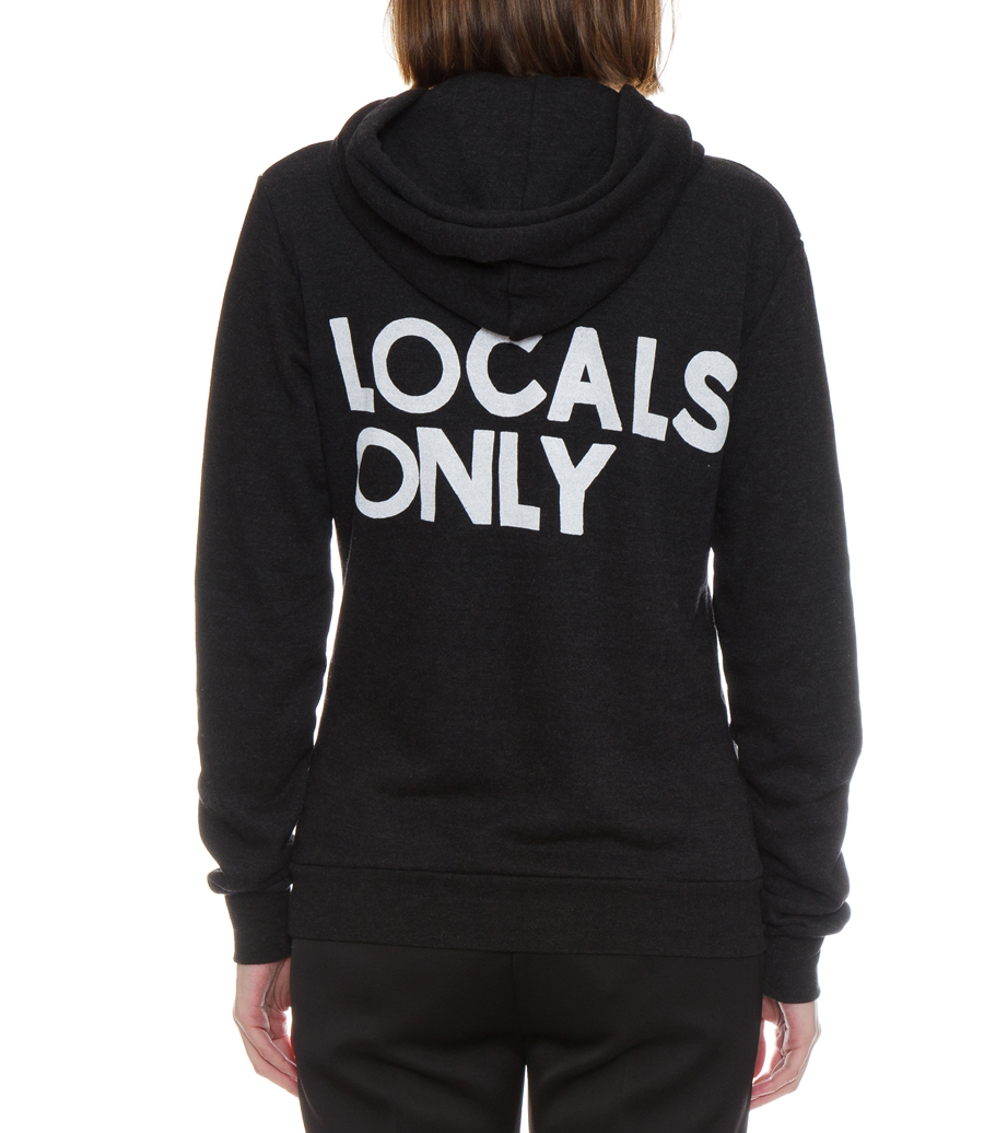 LOCALS ONLY ZIP HOODIE