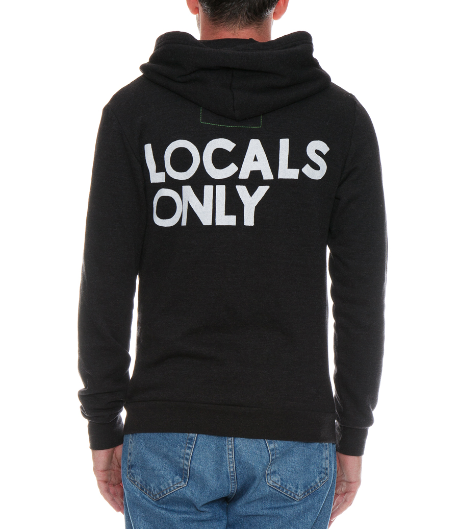 LOCALS ONLY ZIP HOODIE